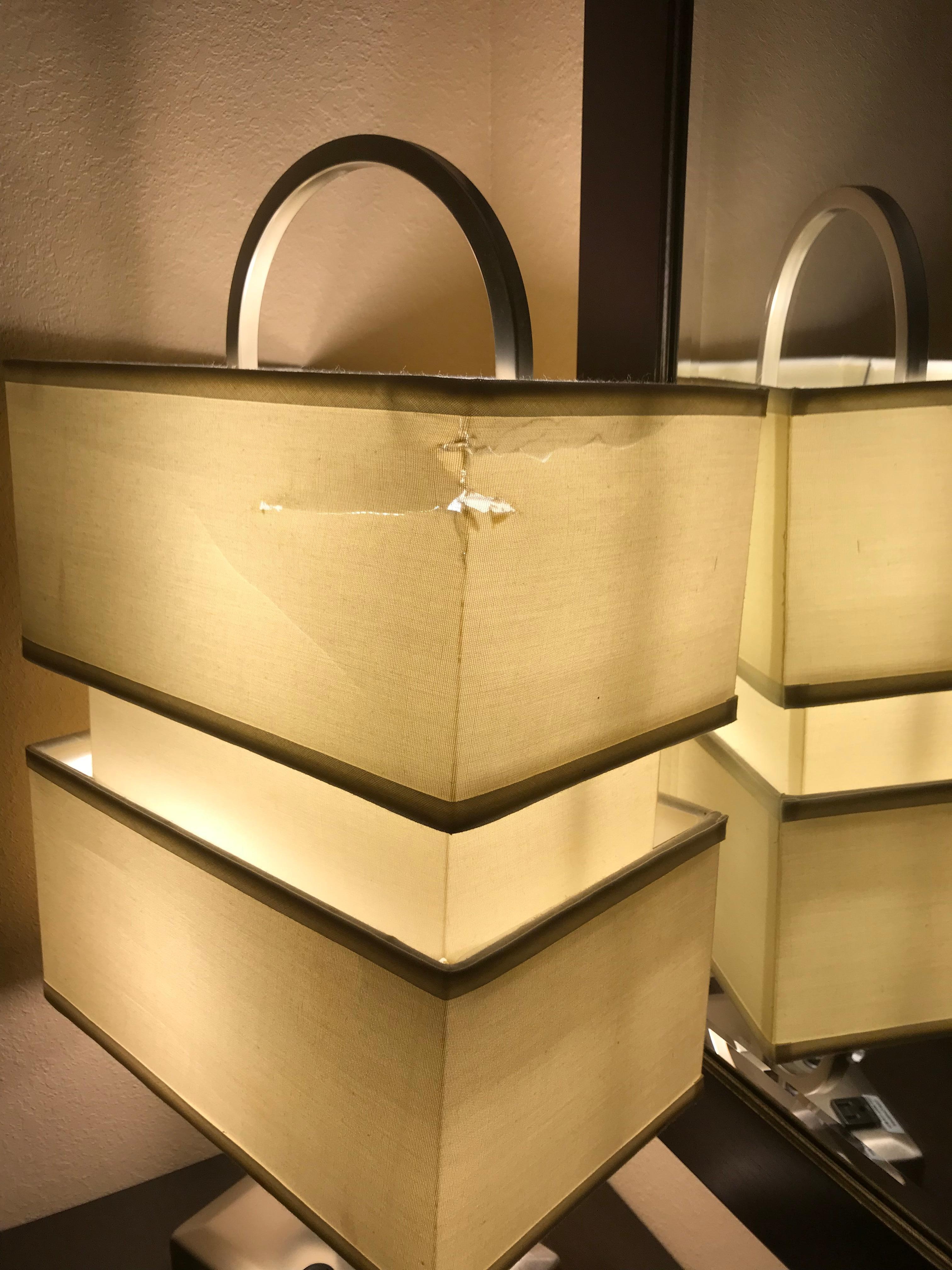 Lamp as you enter room.