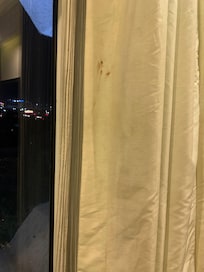 Curtains look dirty