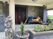 Everyone has their own private porch.