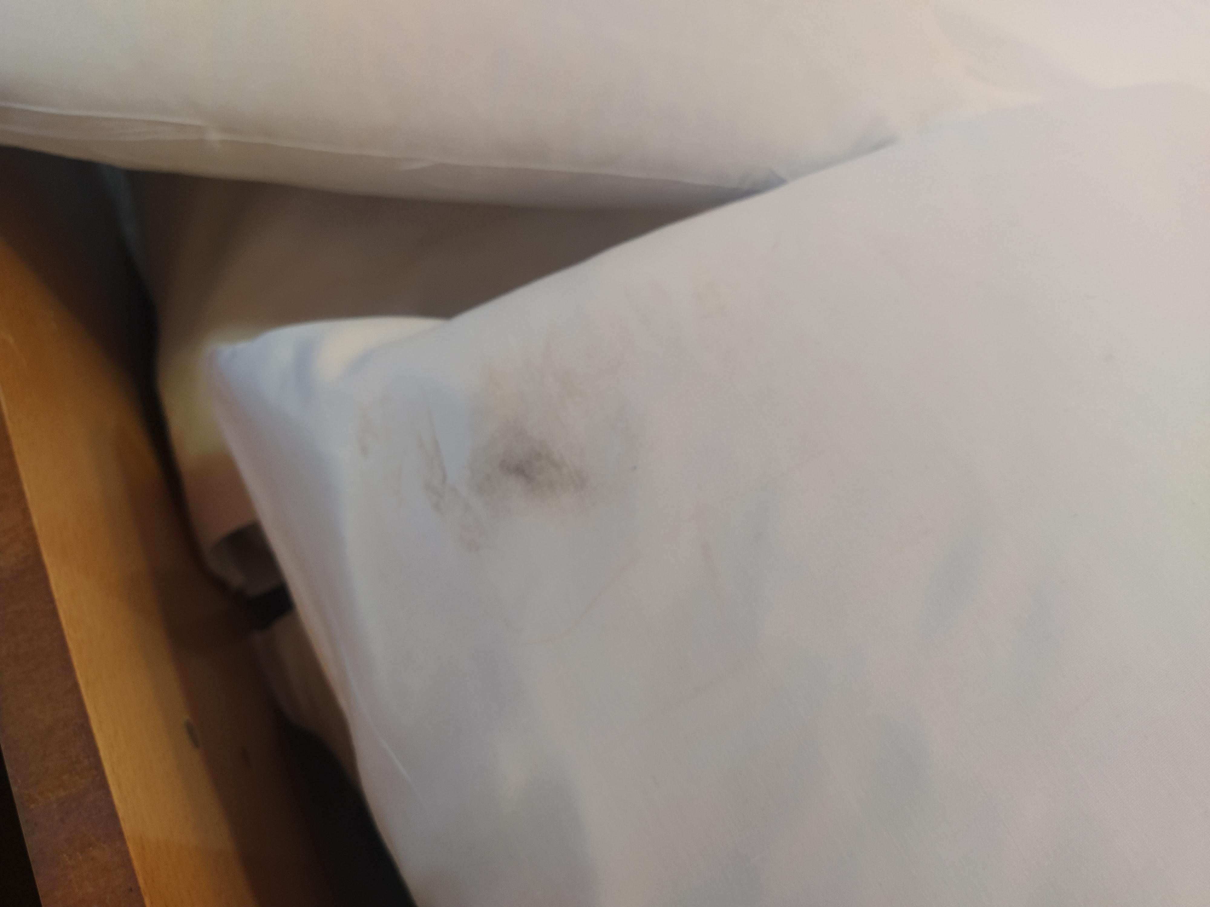 Dirty pillow case