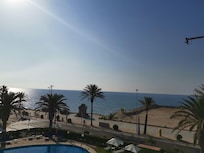 Udsigt fra vores værelse