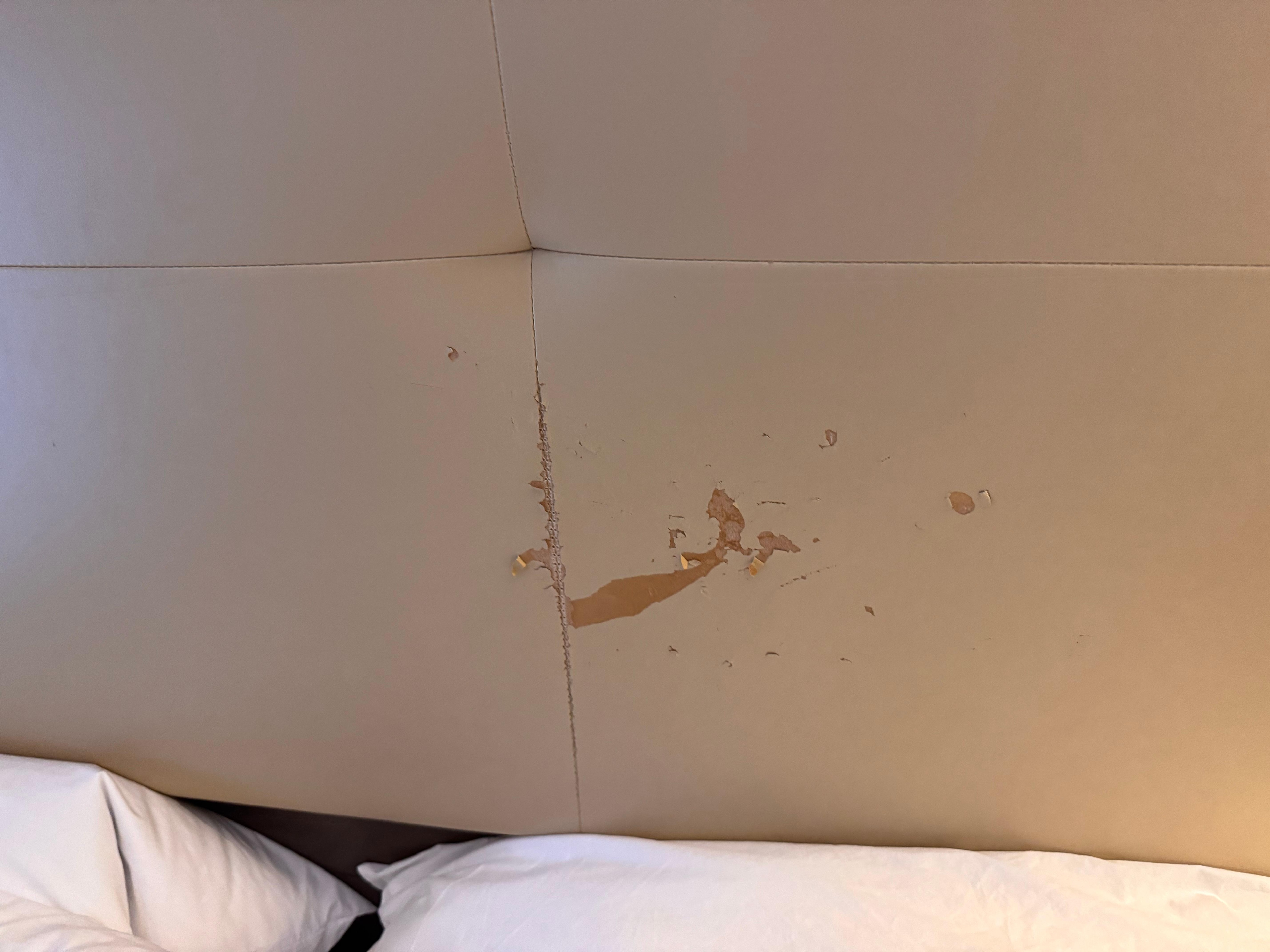 Another headboard torn