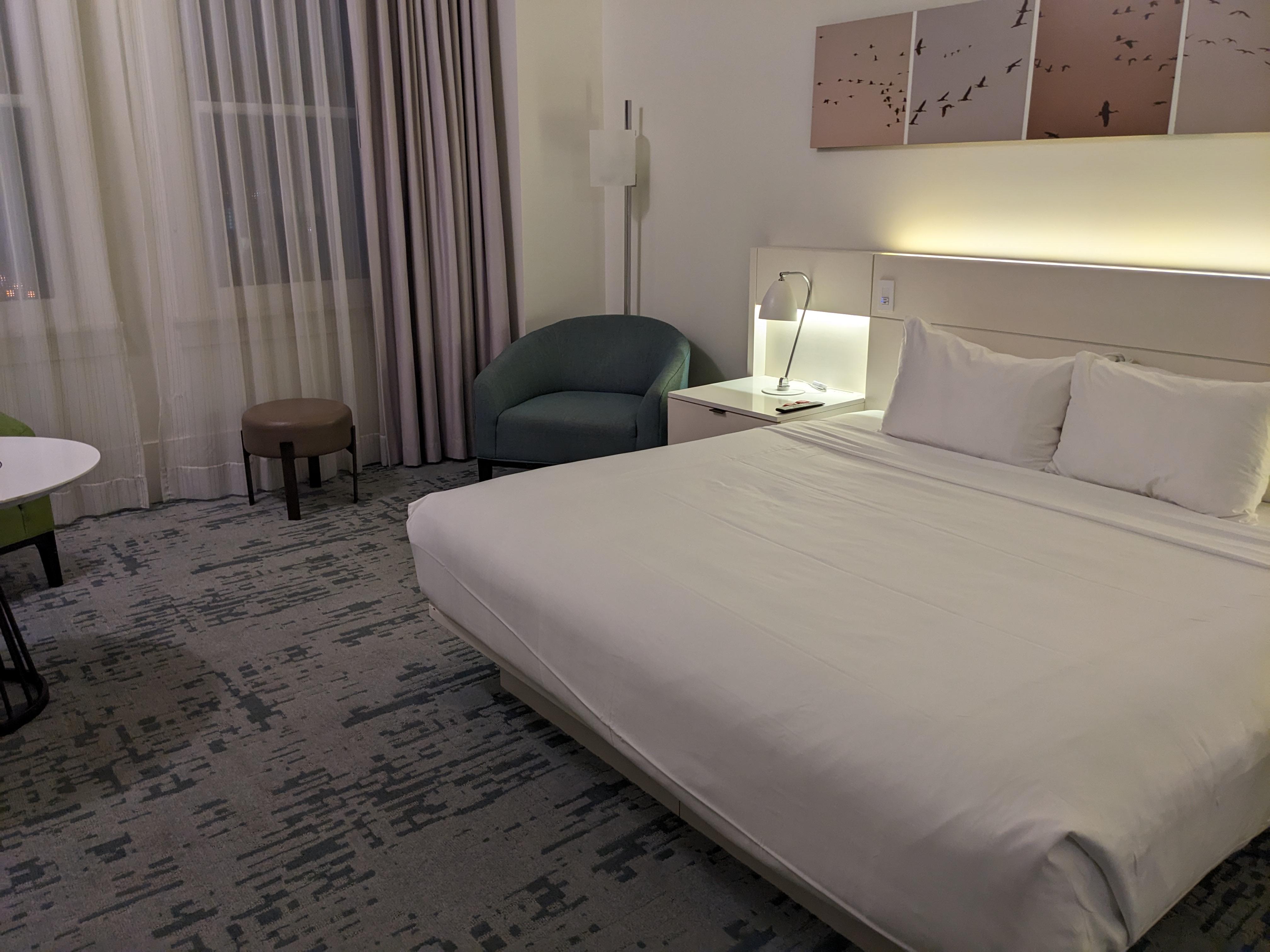 Double King room. Bed was clean, and mattress and pillows were comfortable.