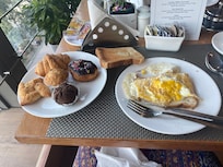 Stale pastries and over salted eggs