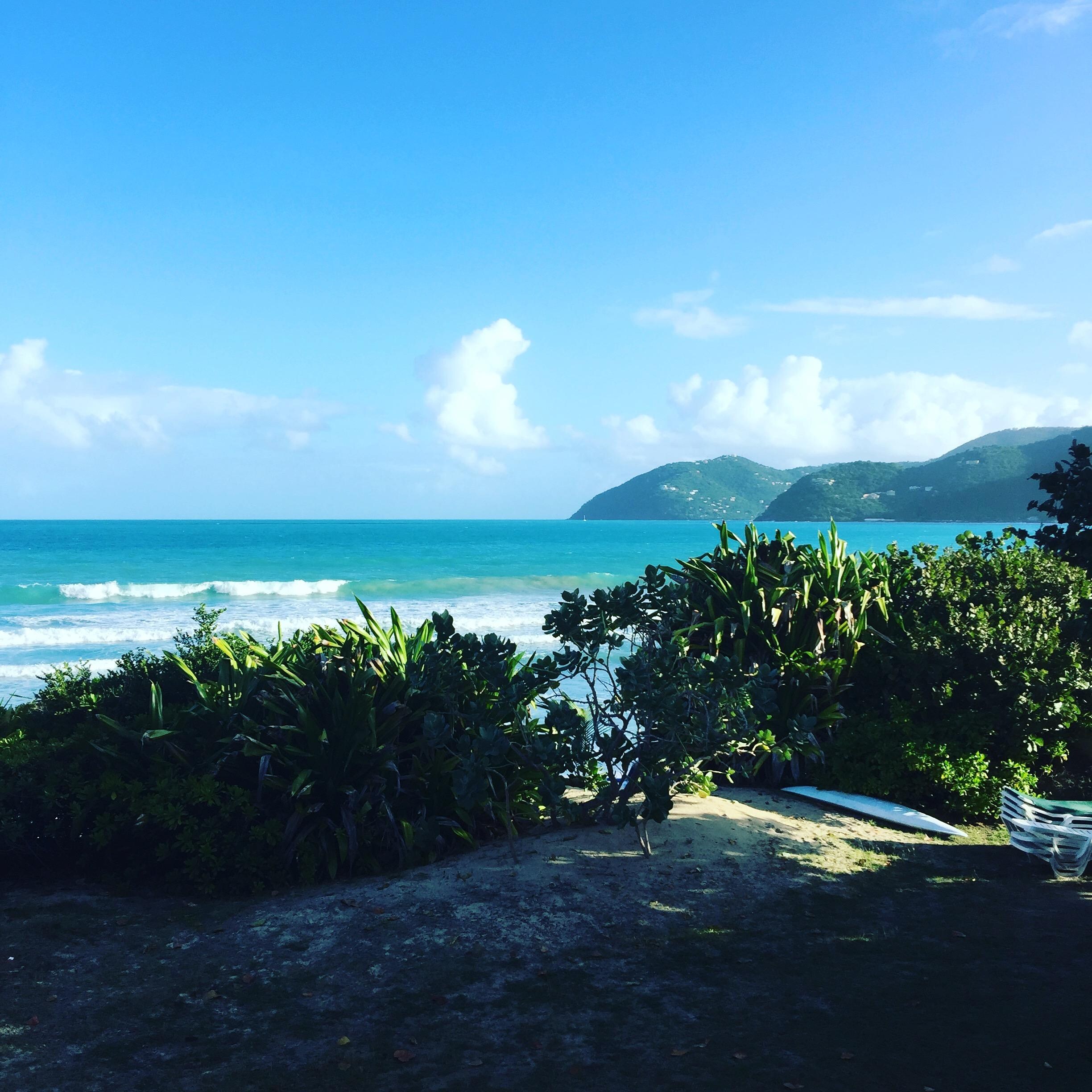 View from our balcony.
