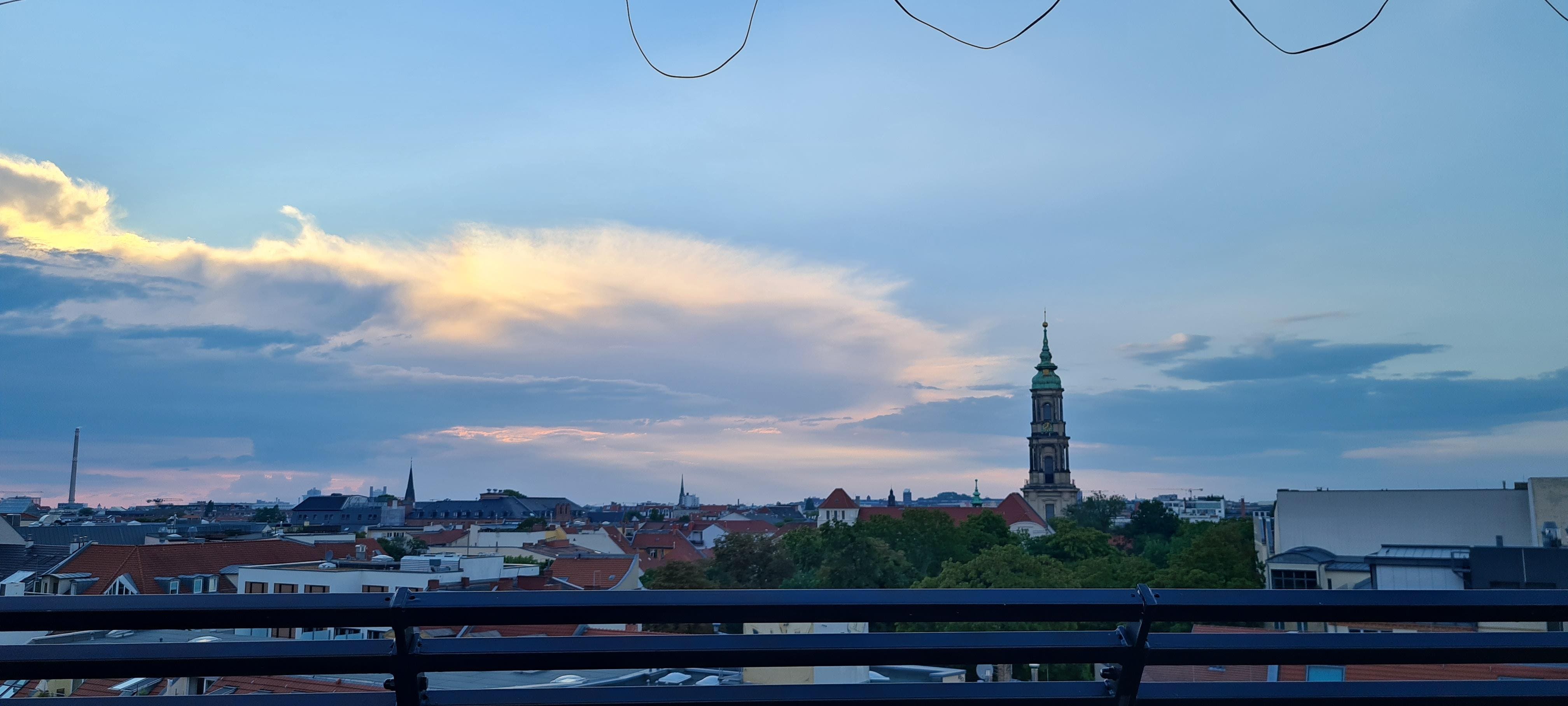 Bilde fra takterrassen 