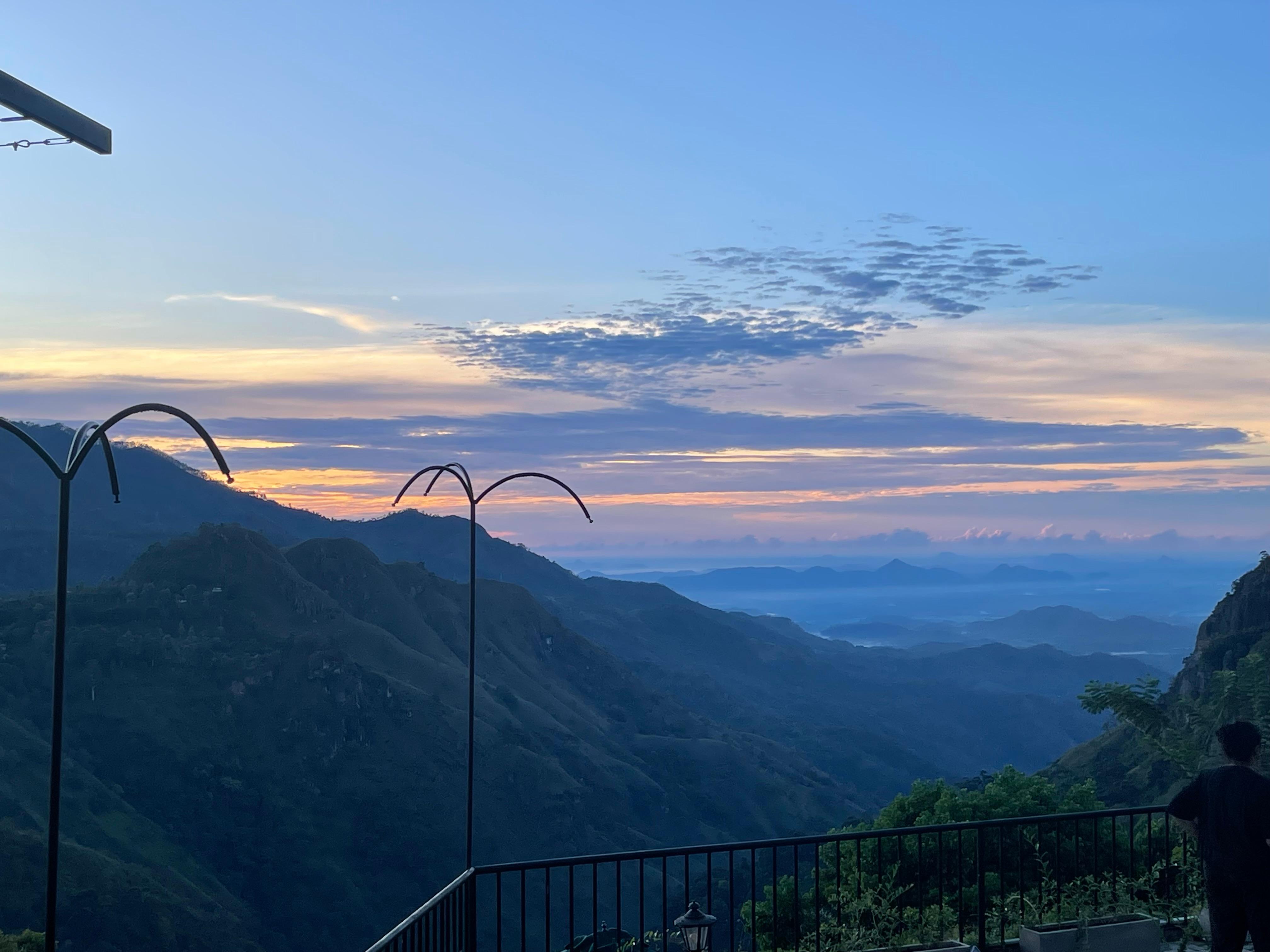 Sunrise from our balcony