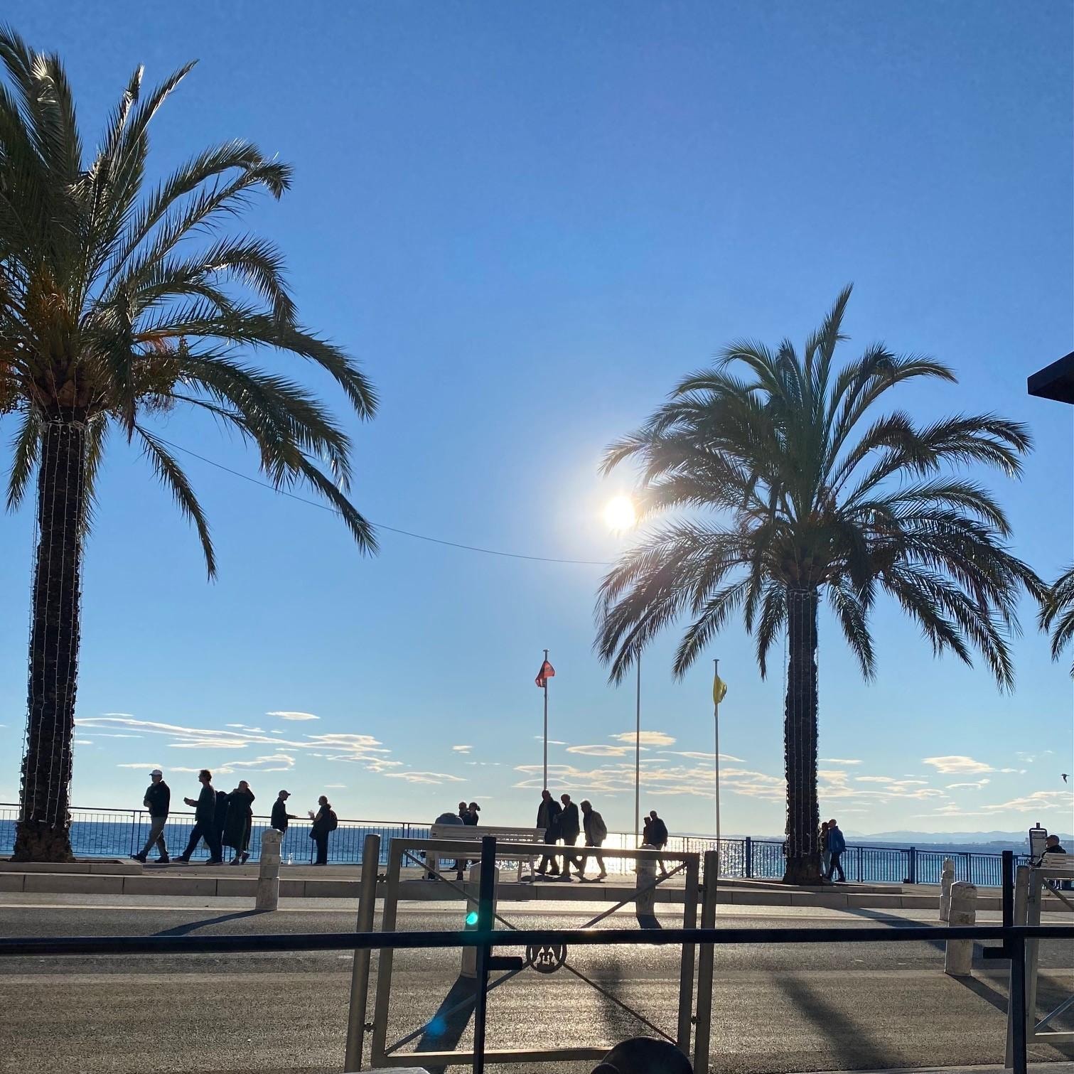 Utsikt fra hotelldøra