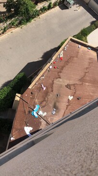 Utsikt frÄn balkong