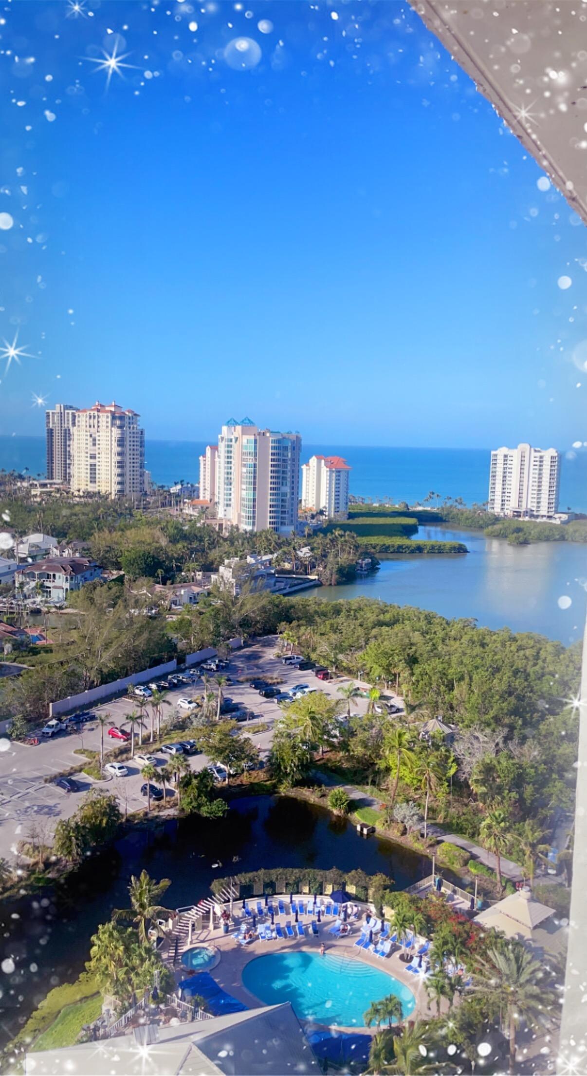 View from the balcony 