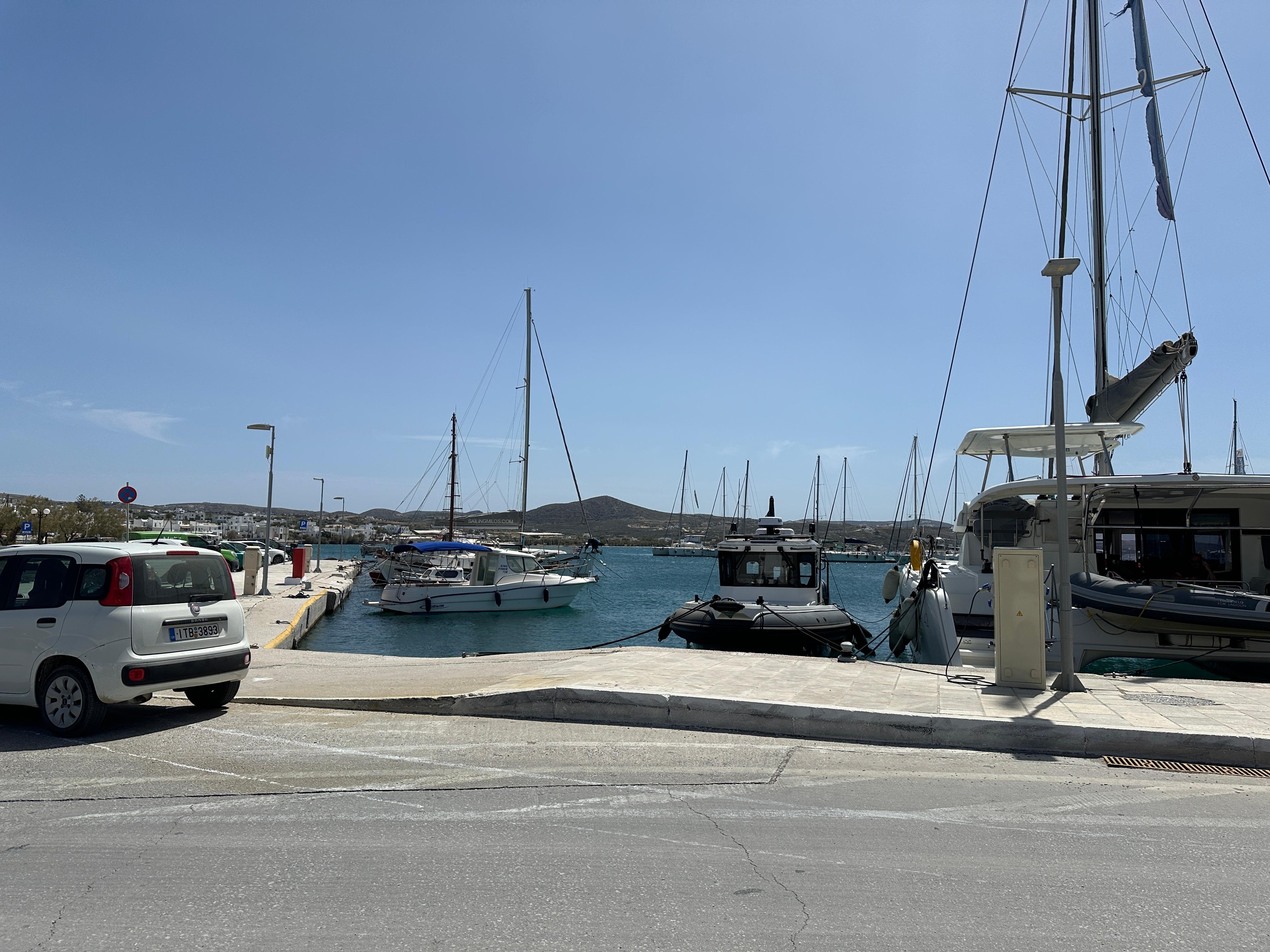 The port water is sooo clear and blue. Also, very quiet as far as ship noise goes 