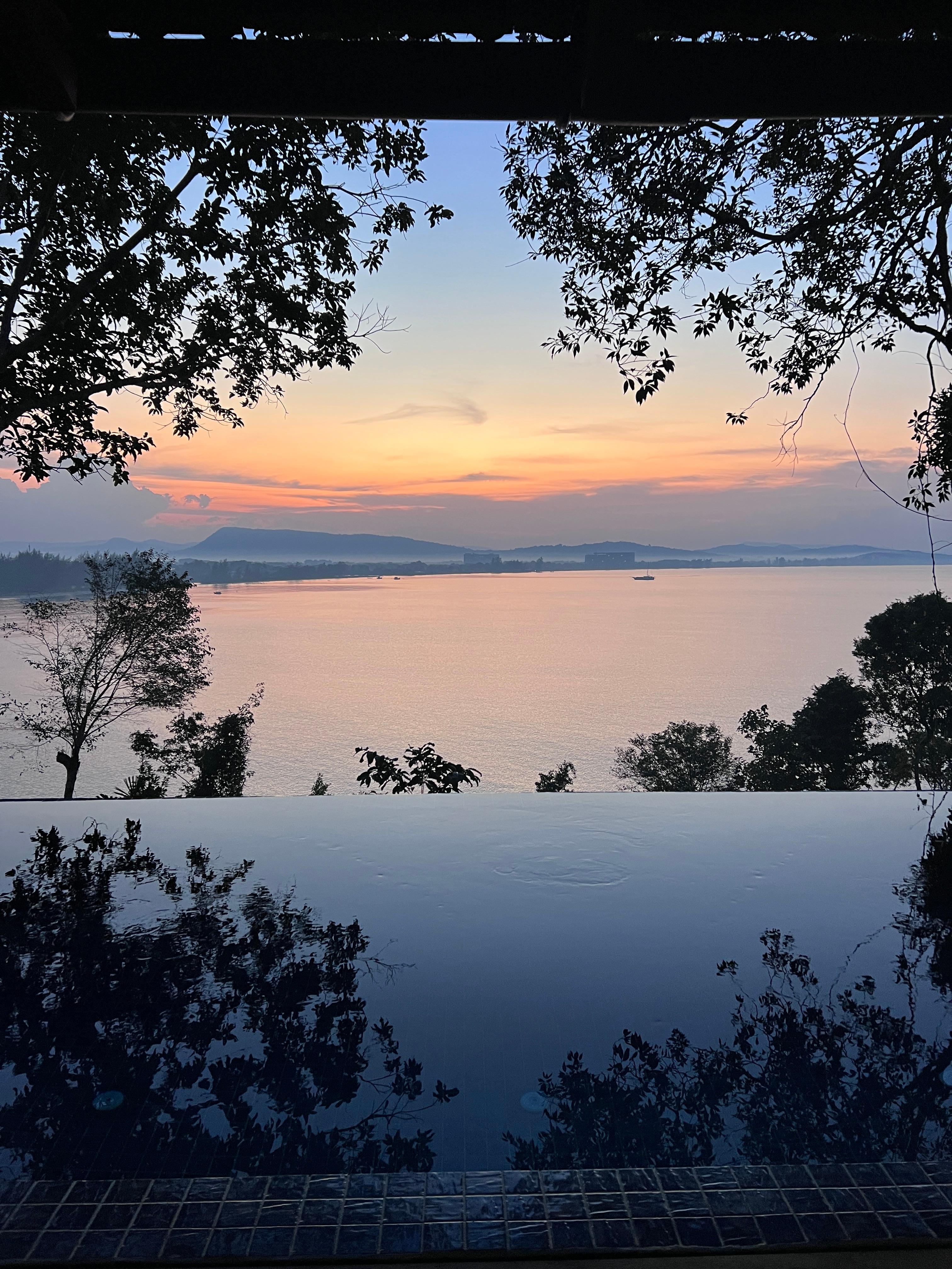 Sunrise View from ocean front room 