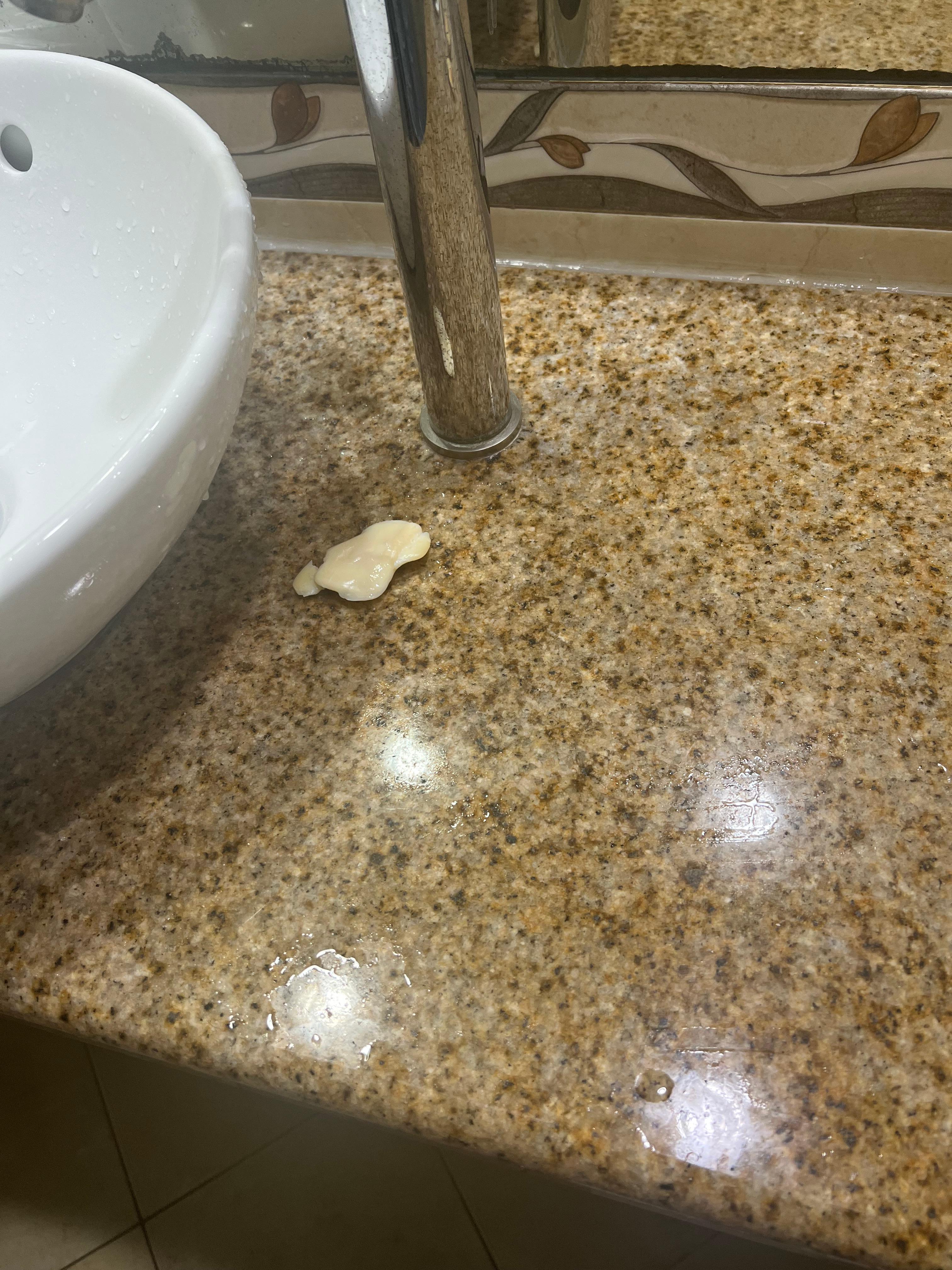 Not Even a soap dish in the bathroom
