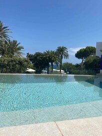Vue sur mer de notre terrasse