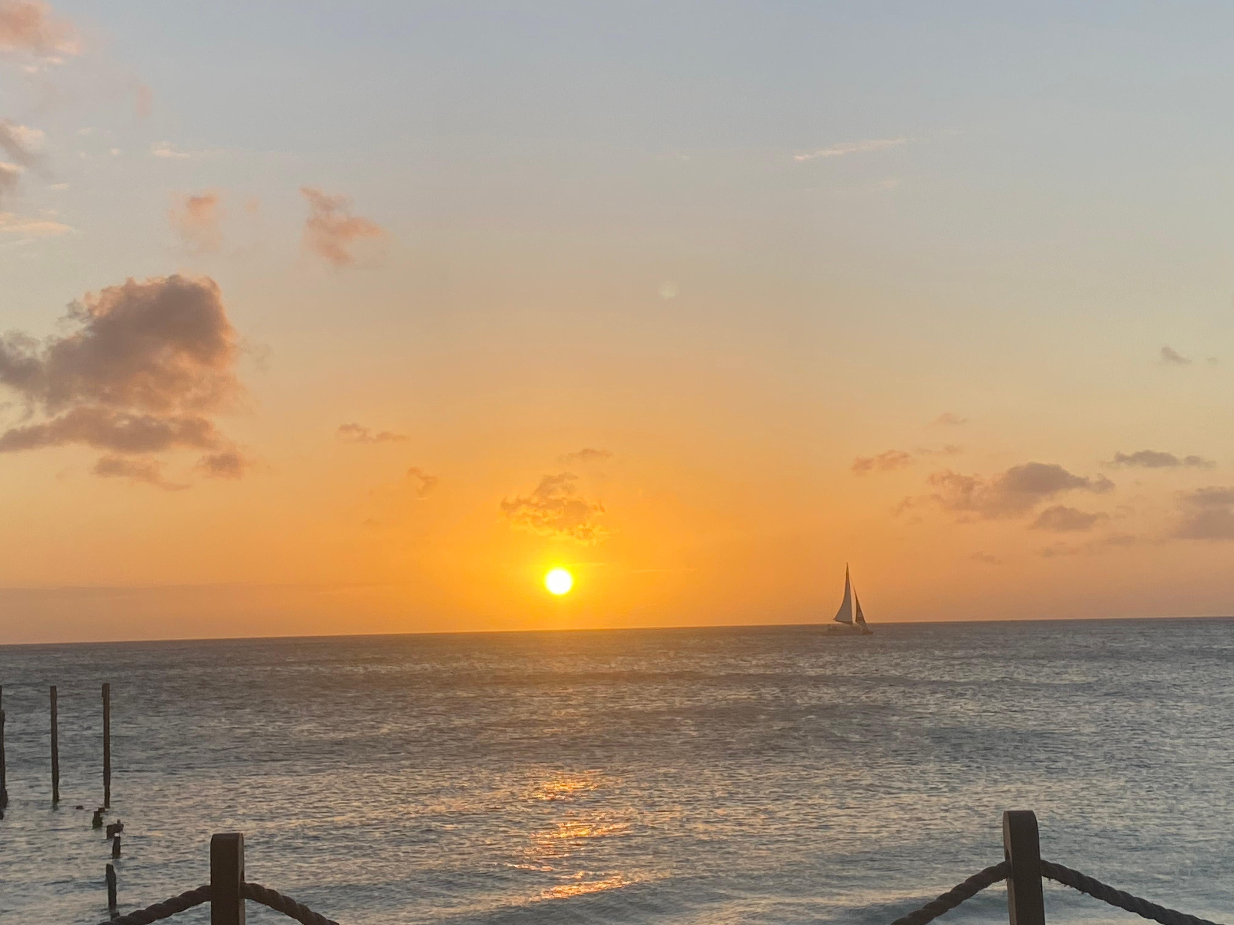 Sunset on Druid Beach.