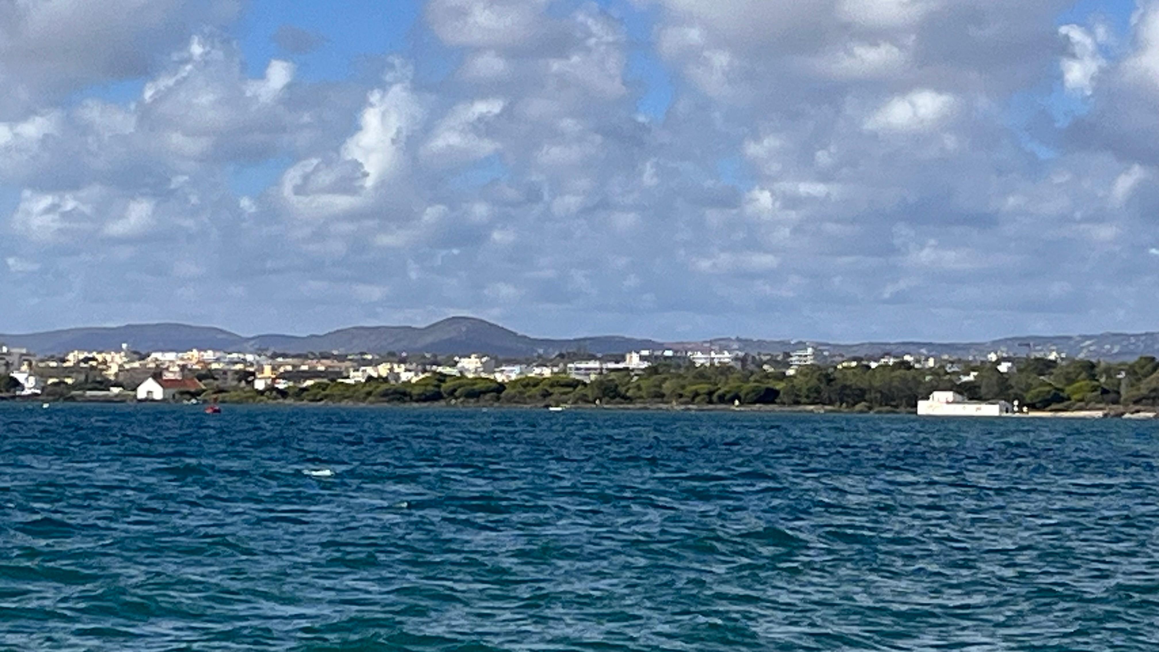 View of Fuseta from the water