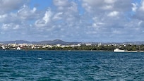 View of Fuseta from the water