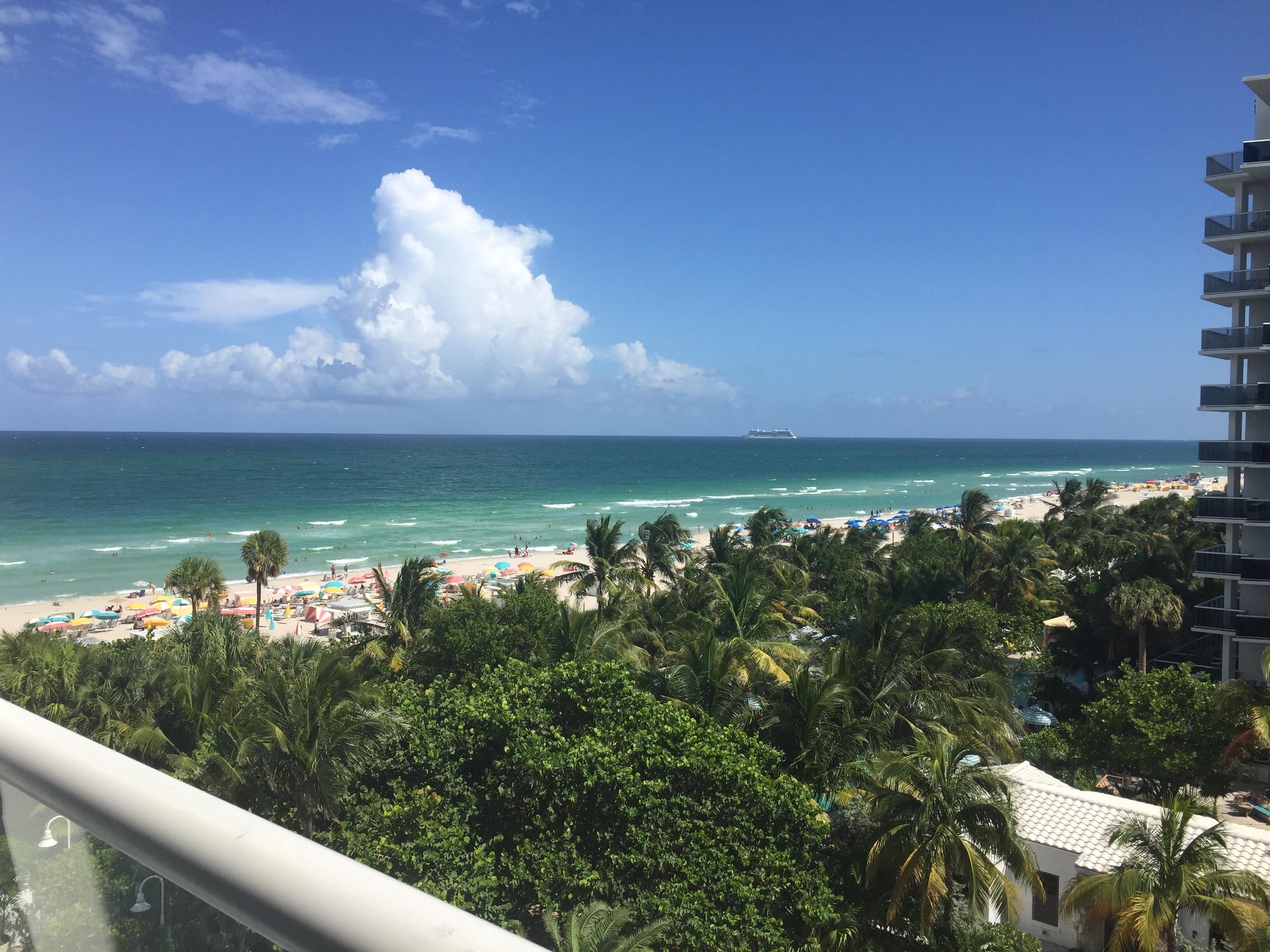 View from 8th floor balcony