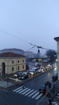Good view outside, even in the morning at 6am, see the Navigli.