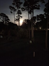 Moonrise from deck