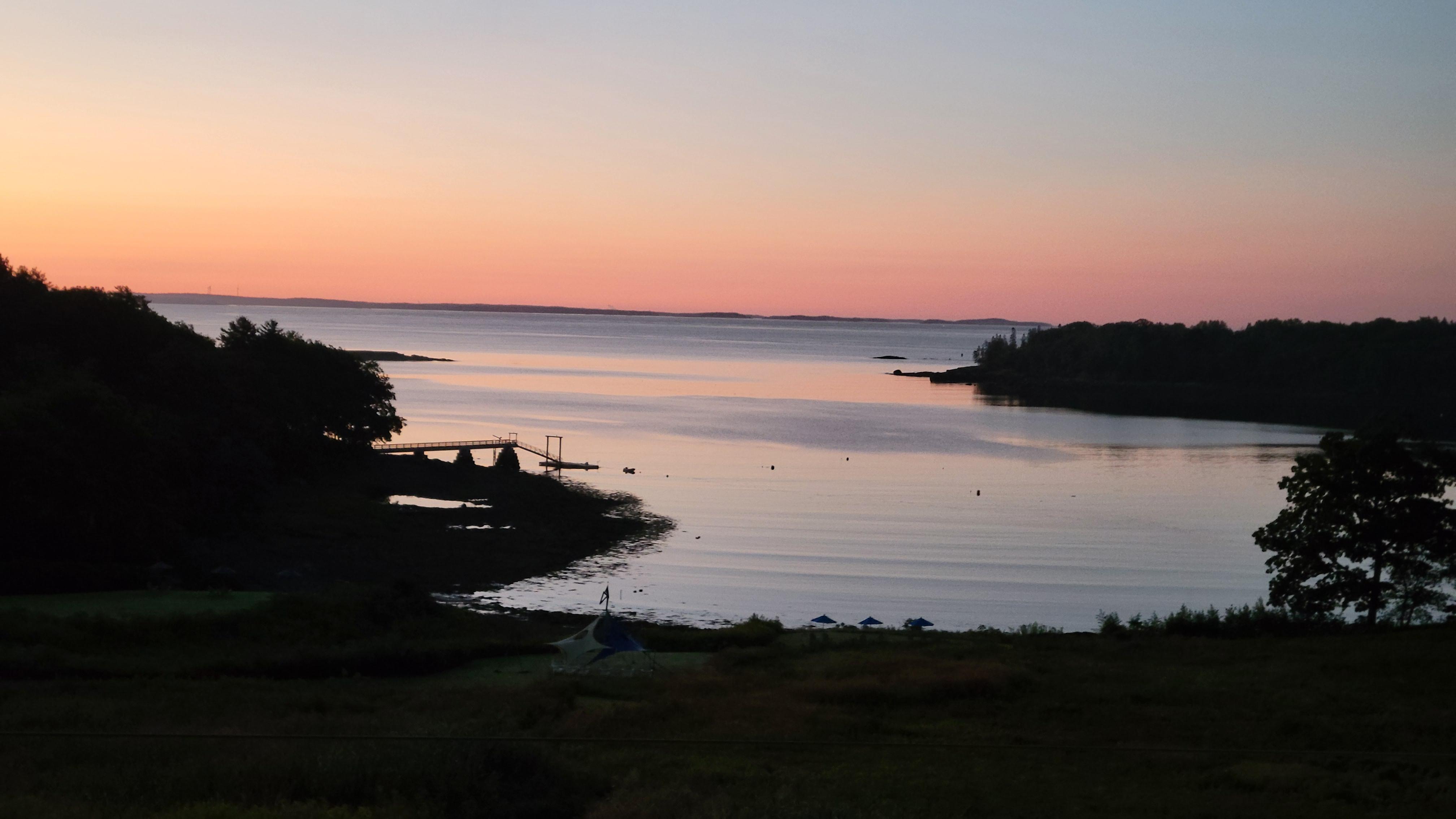 Sunrise view from our room