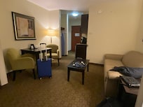 Great seating/dining area.