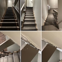 Rickety stairs, perhaps tricky with large suitcases.