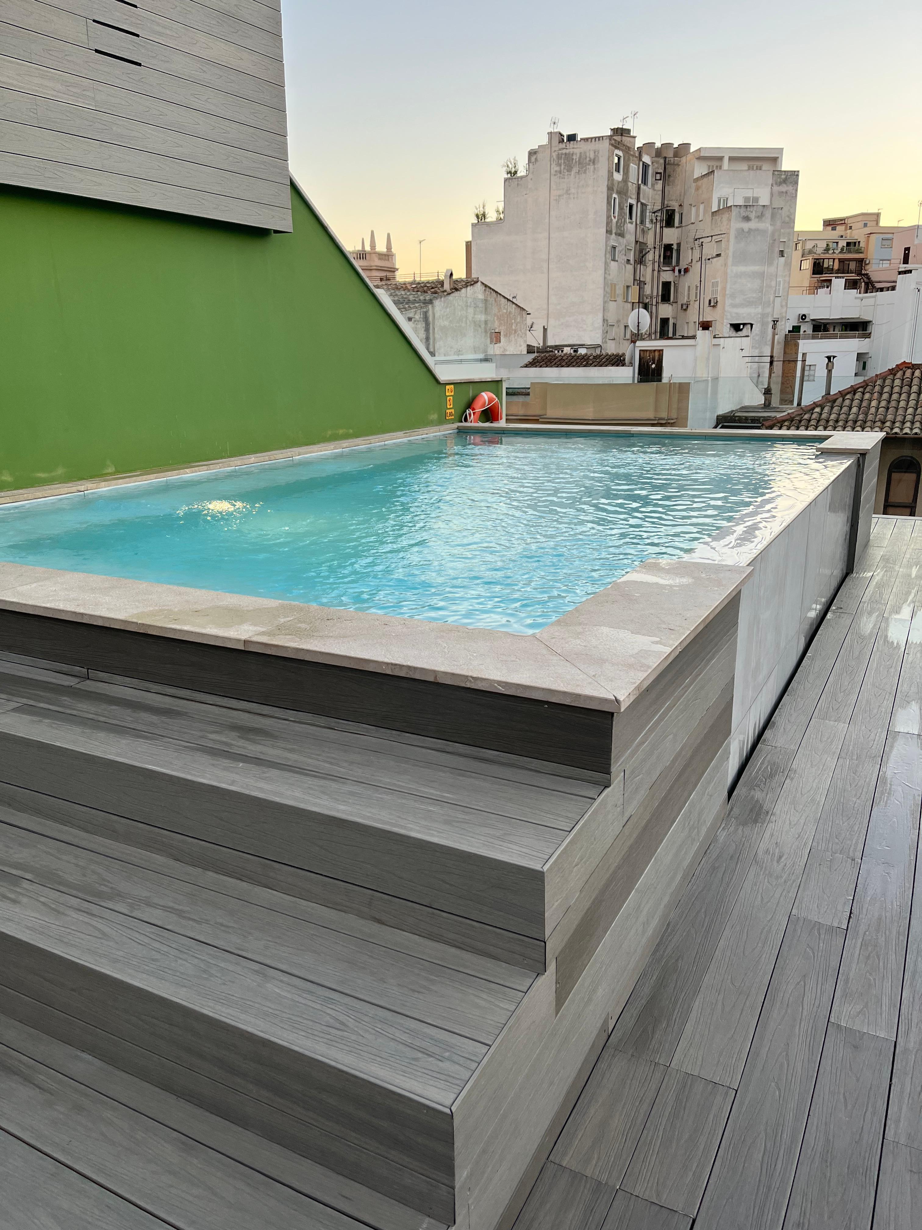 Rooftop pool