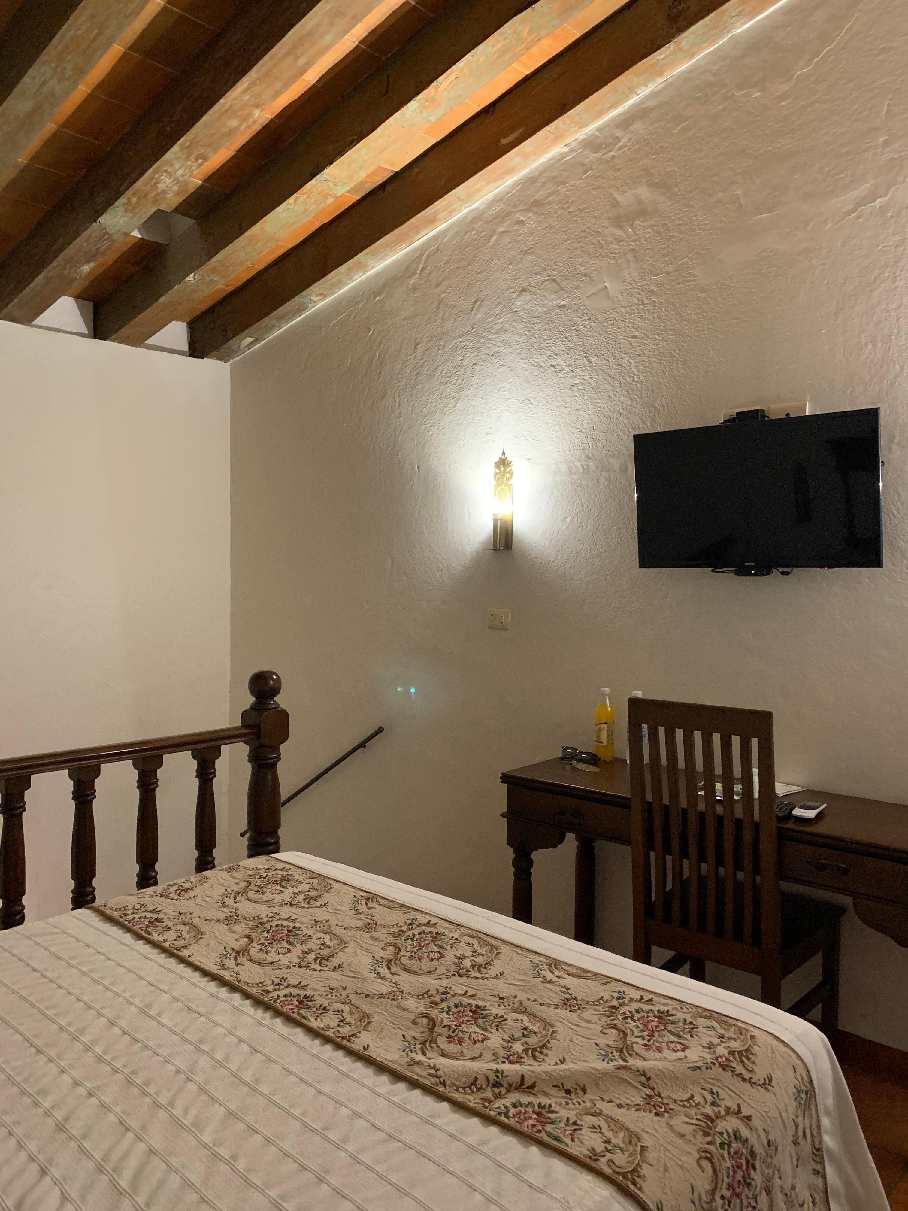 屋根裏部屋のようなベッドスペース