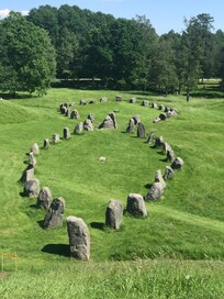 Anundshög! An old Viking burial and meeting place. Close by.