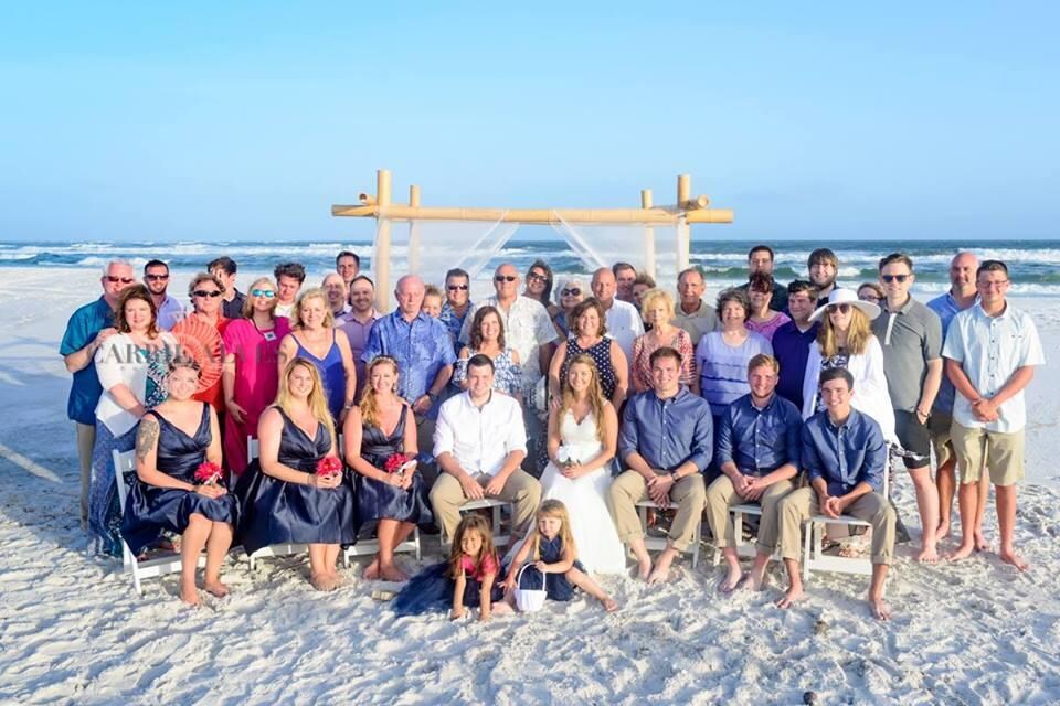 Perfect for a Beach Wedding, even in the wake of Tropical Storm Cindy :)