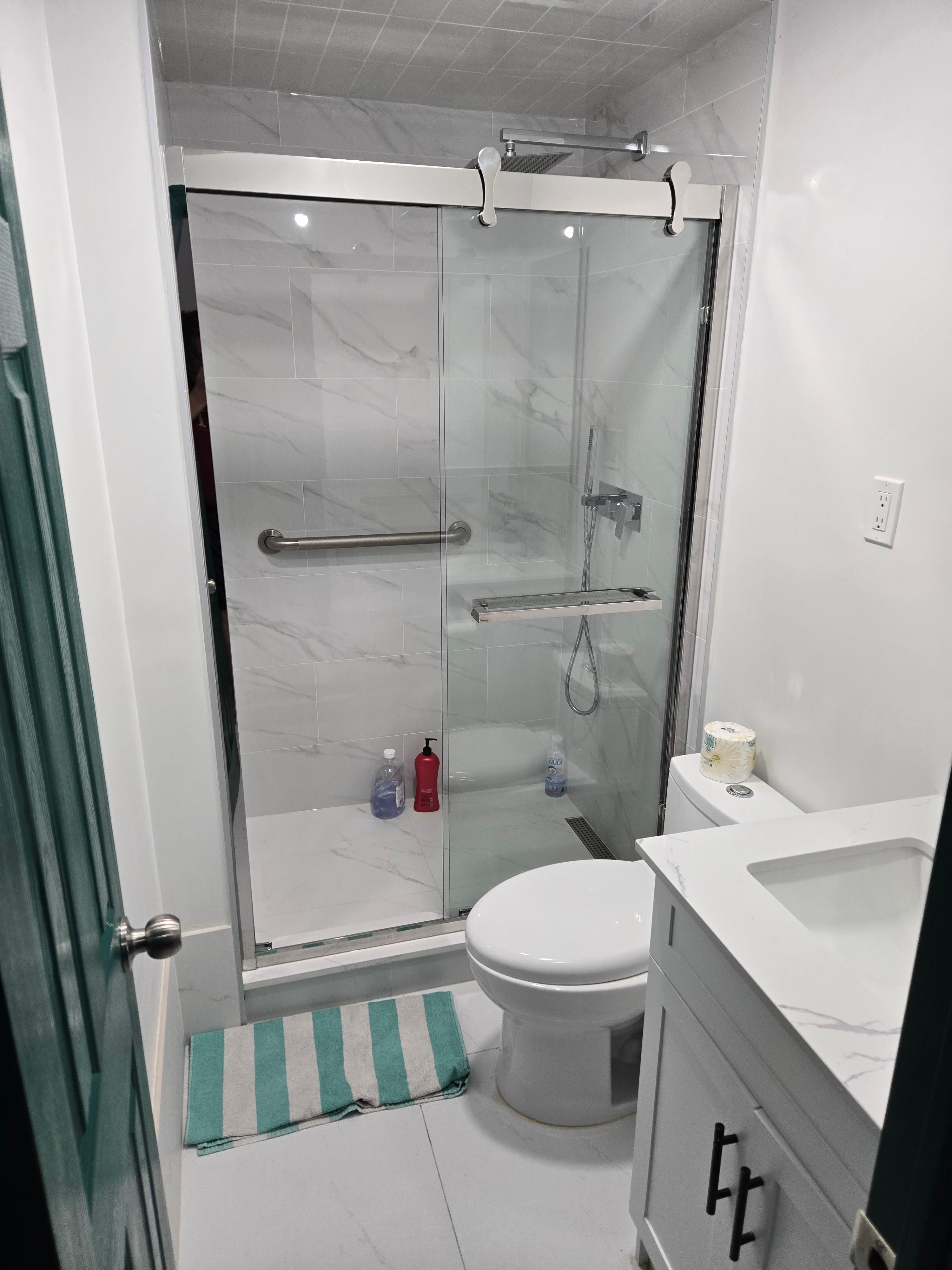 Renovated bathroom