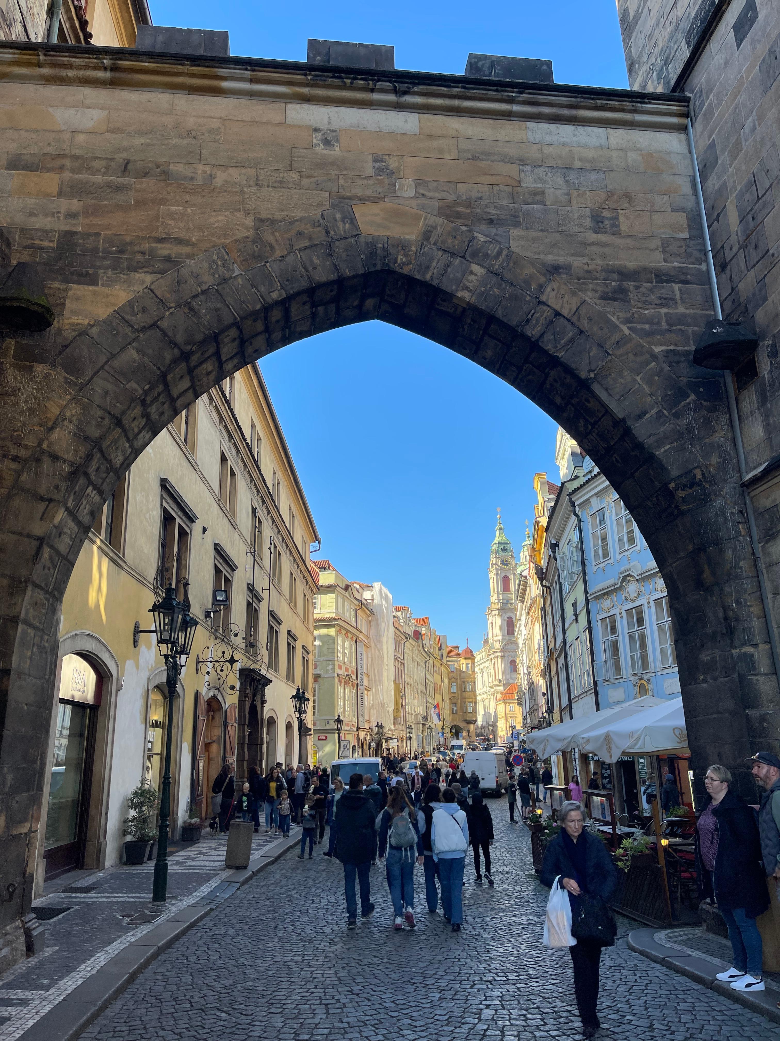 The Gothic lancet arch. 