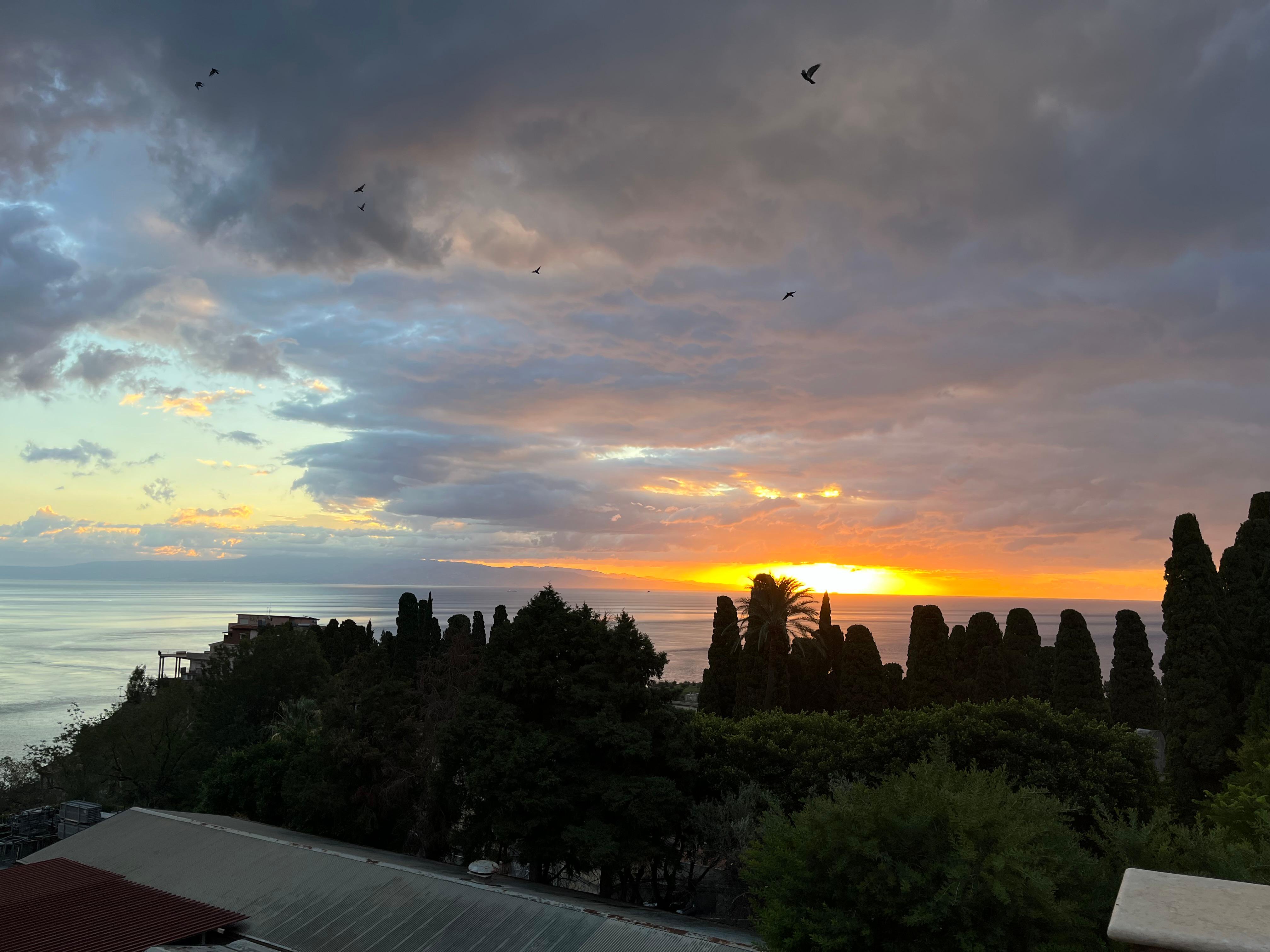 Sunrise on the terrace