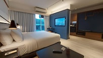 double bed room with balcony