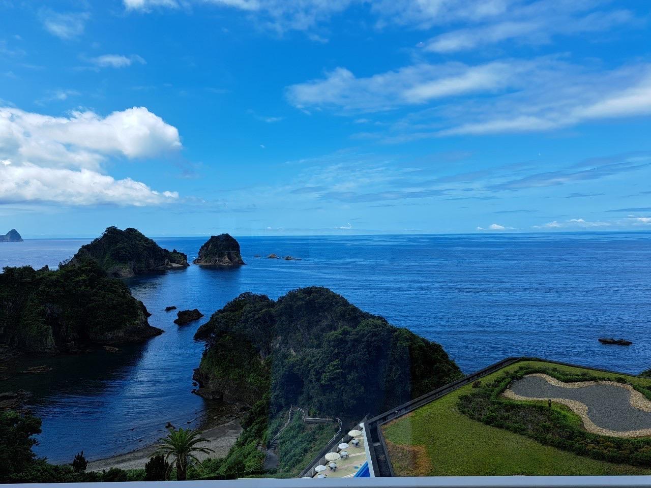 西棟の部屋からの景色