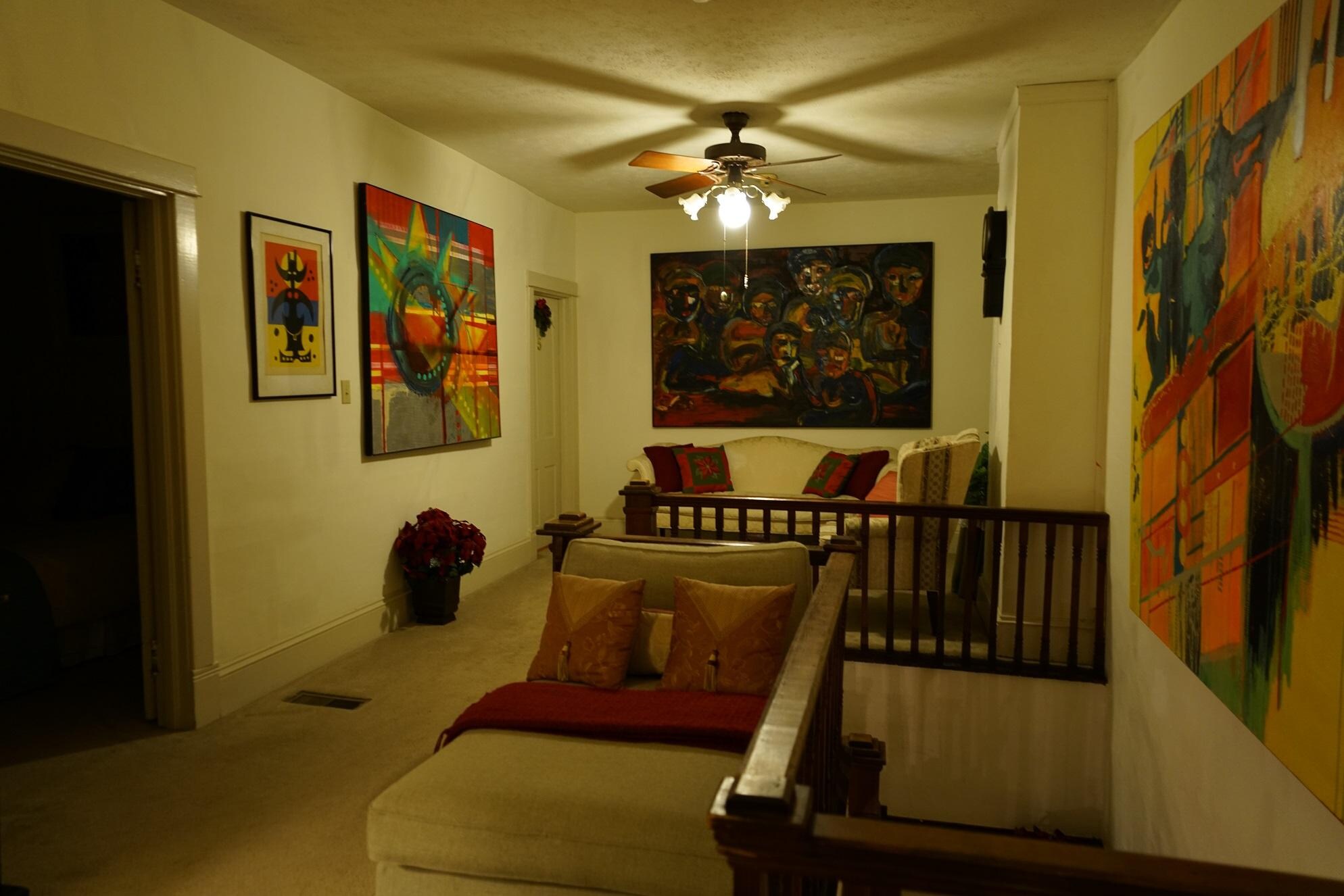 Upstairs Hallway.
