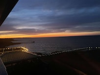 View from room at night