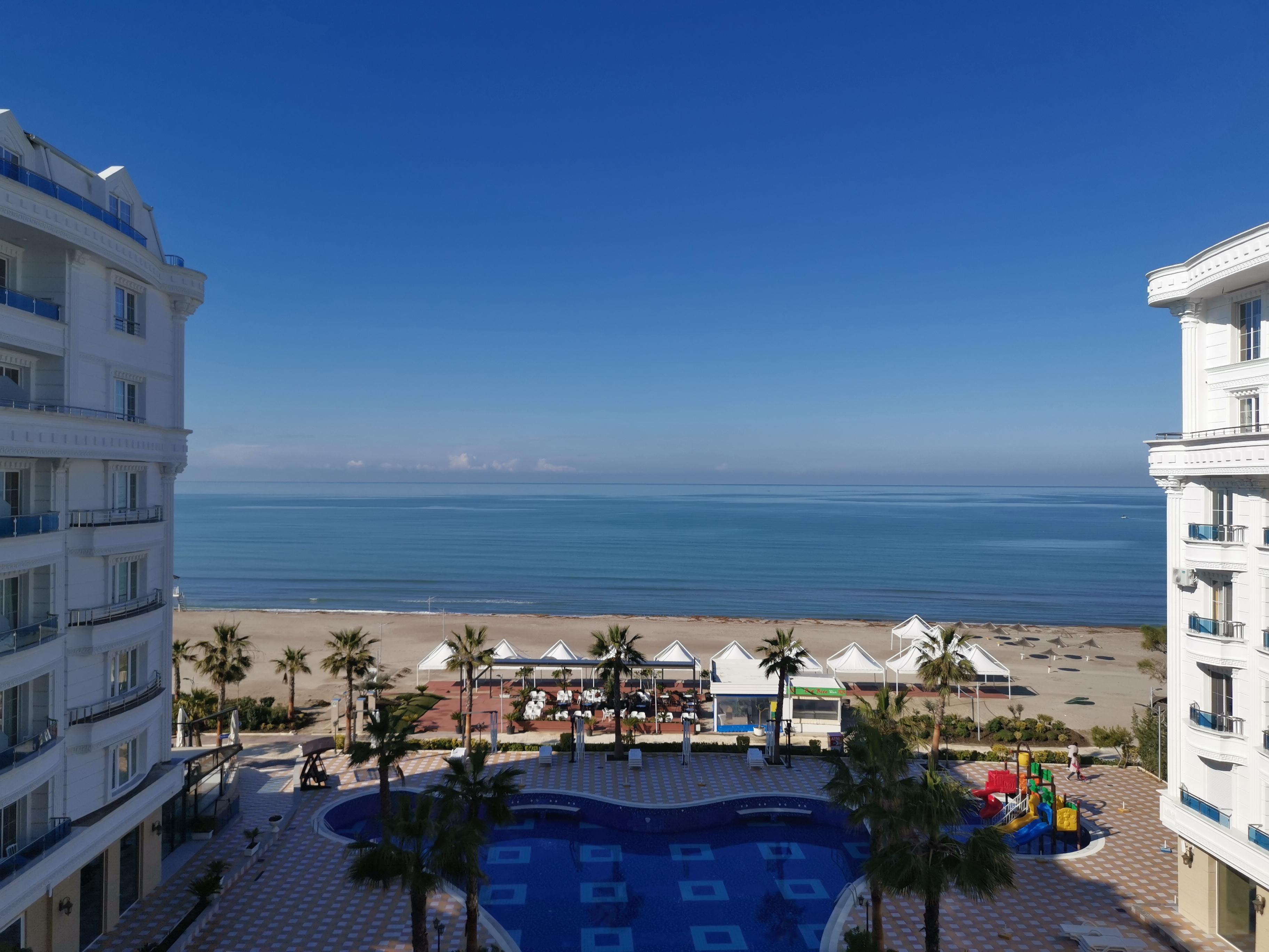 Room view of pool & beach