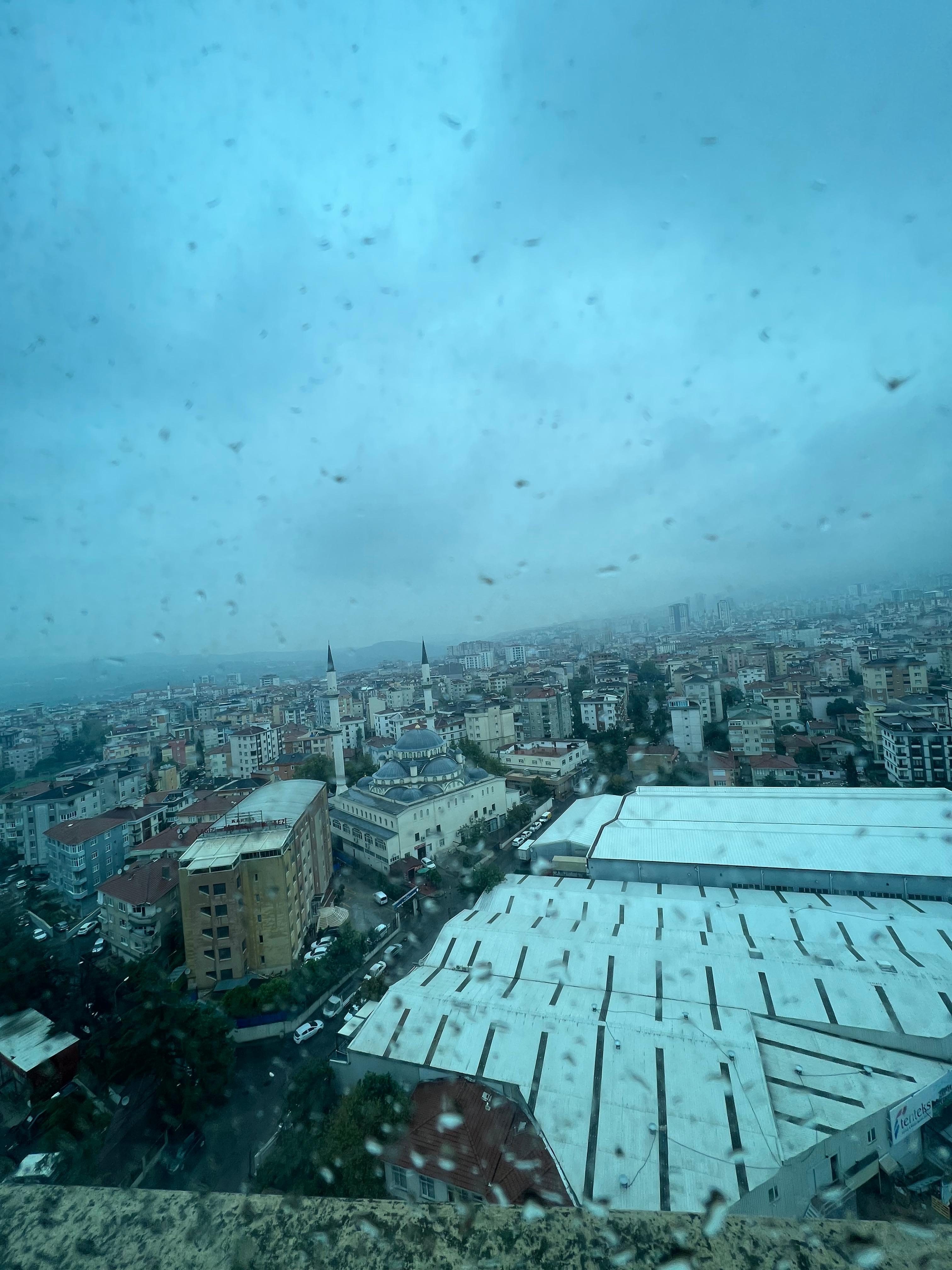 Its not always raining in Istanbul but when it does make sure either you sit by a window or dance in rain.