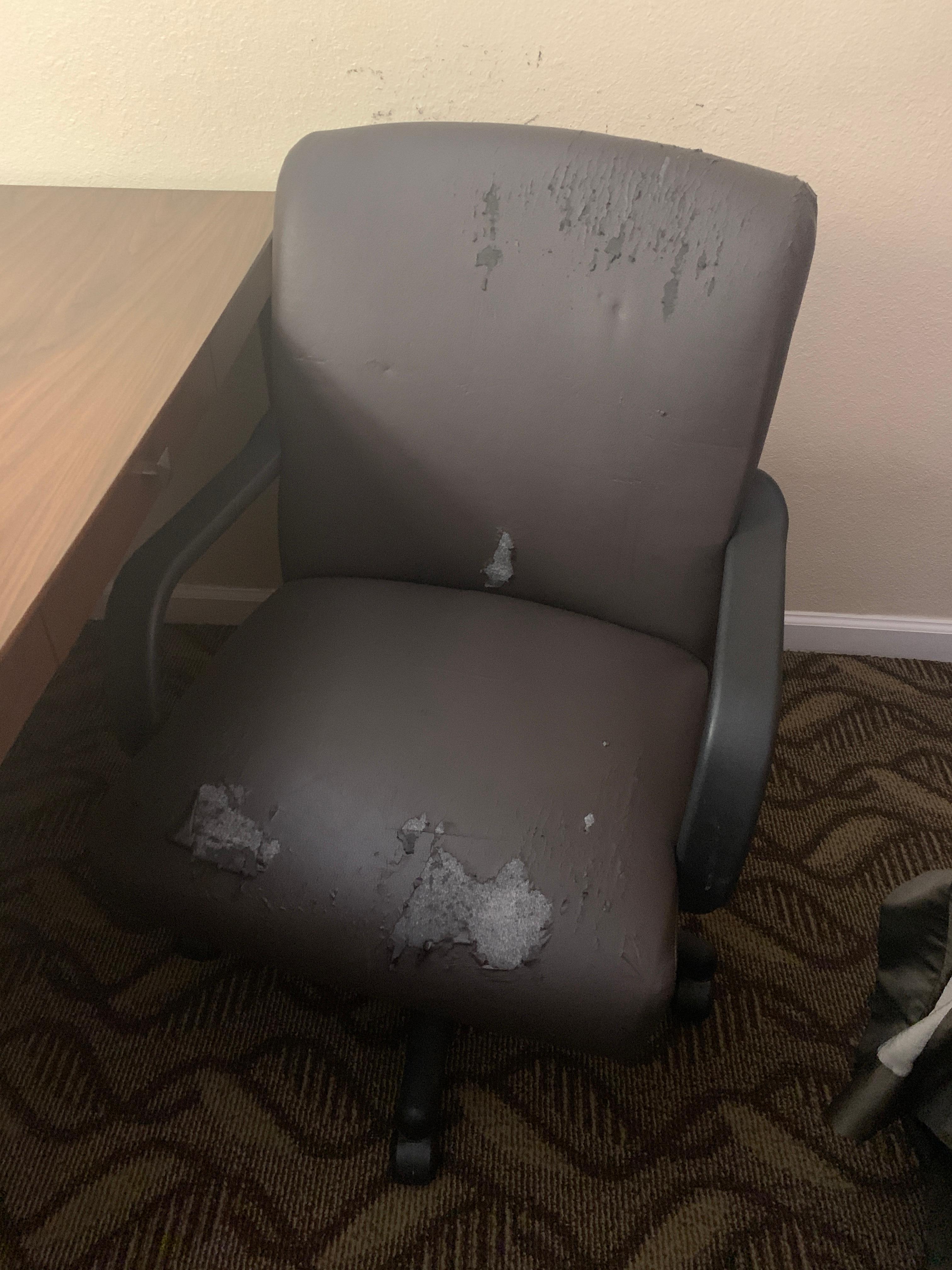 Just a pic of a gross chair in my room.