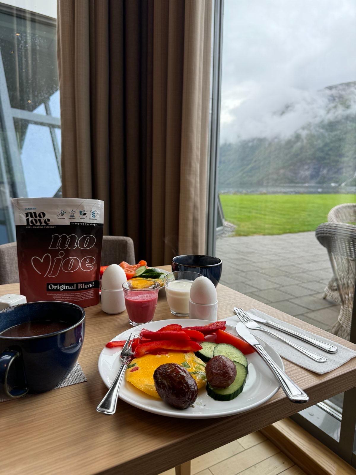 Great Breakfast With a View