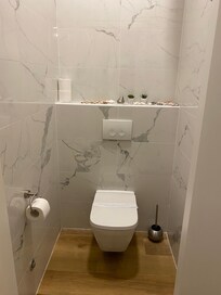 Separate toilet area