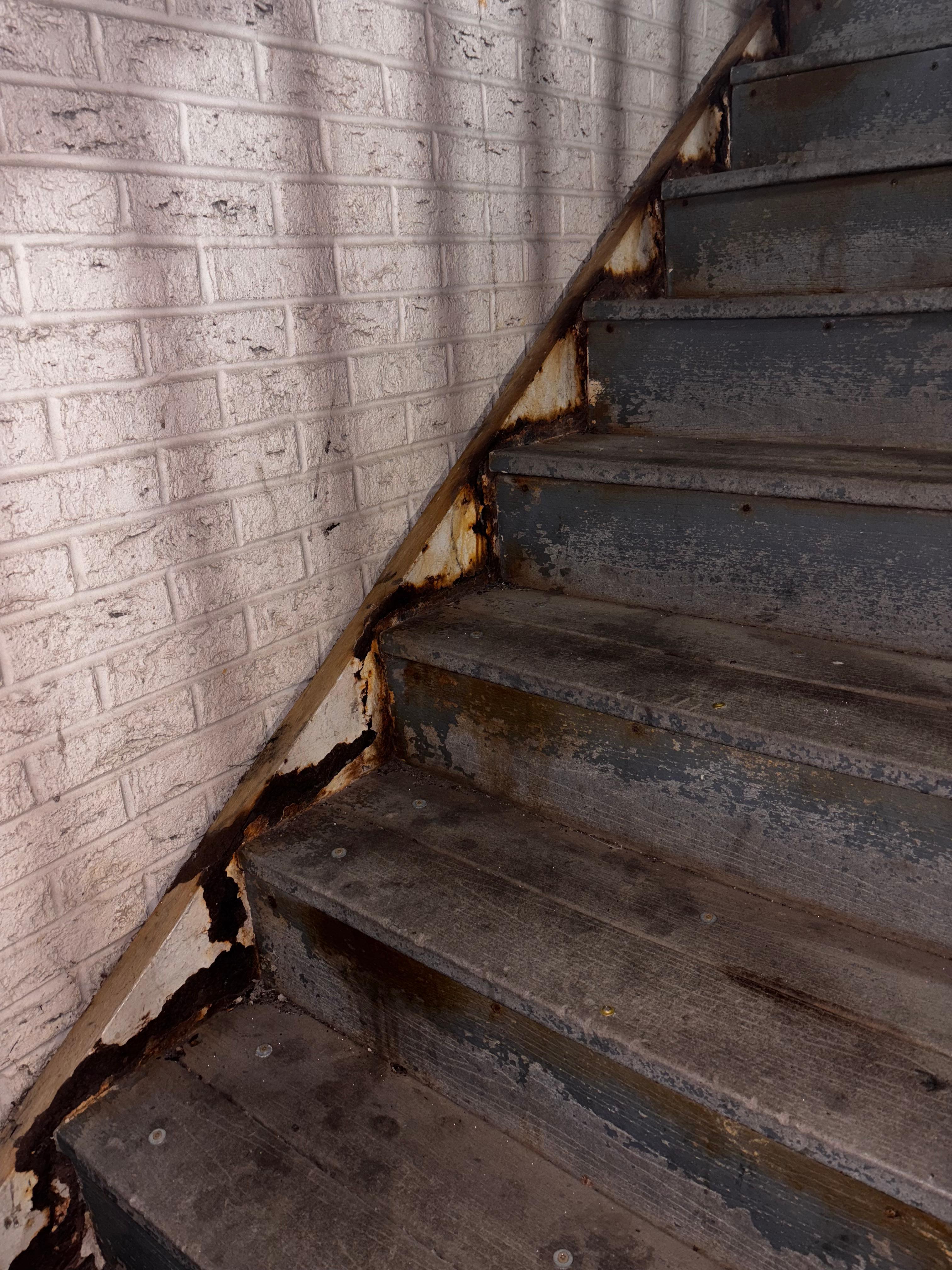 Rusted stairwells