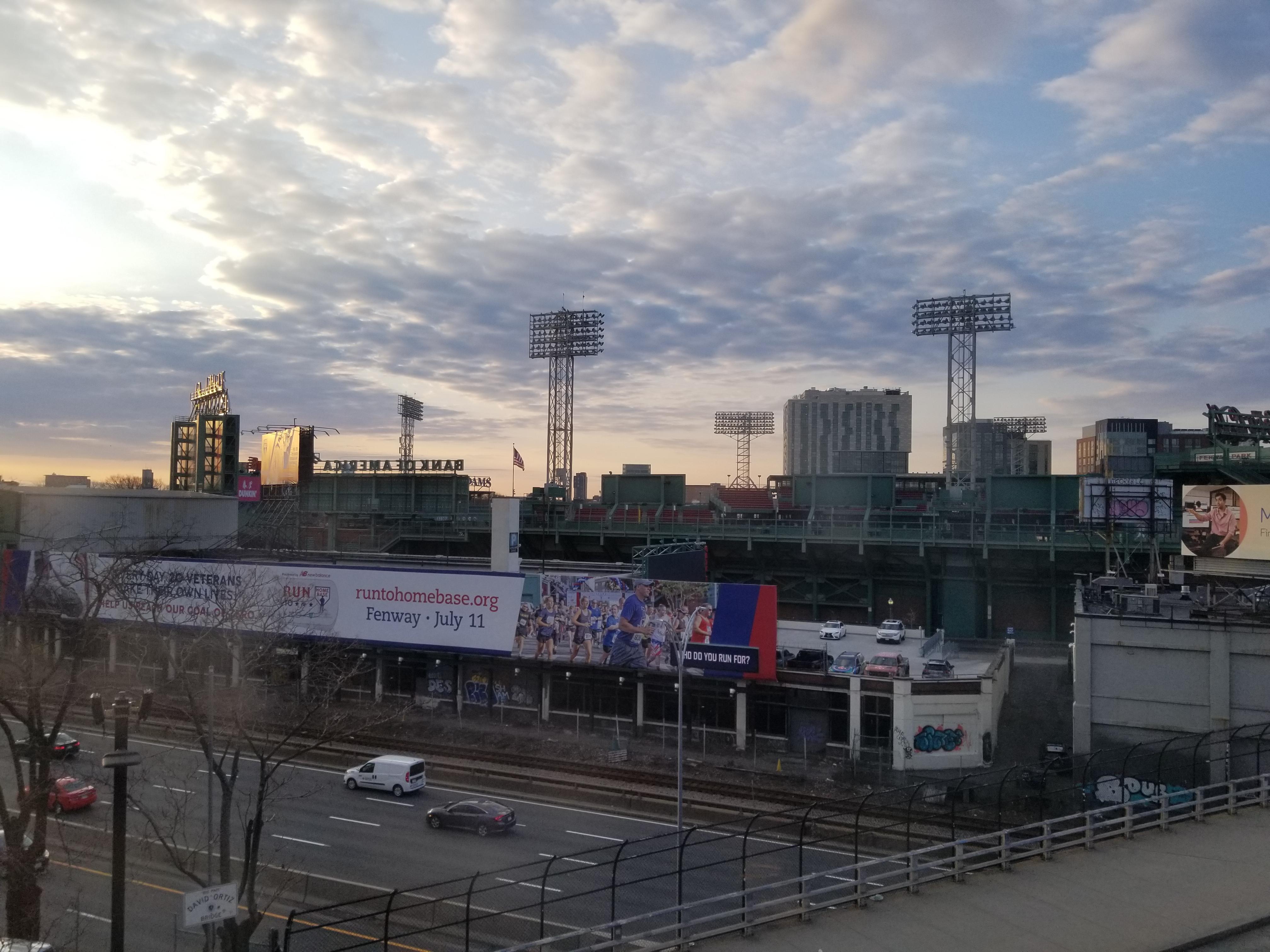 View from our room...Fenway!