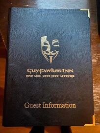 The welcome booklet explained information about the hotel, the history & checking out detail.