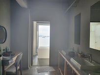 Seaview from bathtub