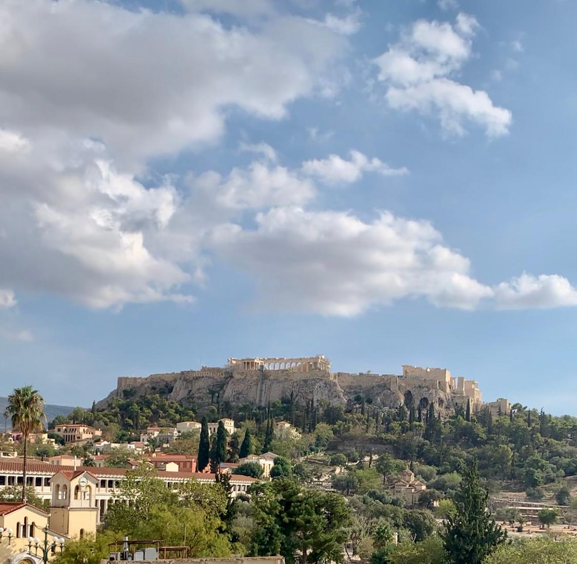 View of the Acropolis from the room C1. Amazing!