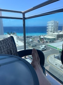 Corner room with good view from balcony
