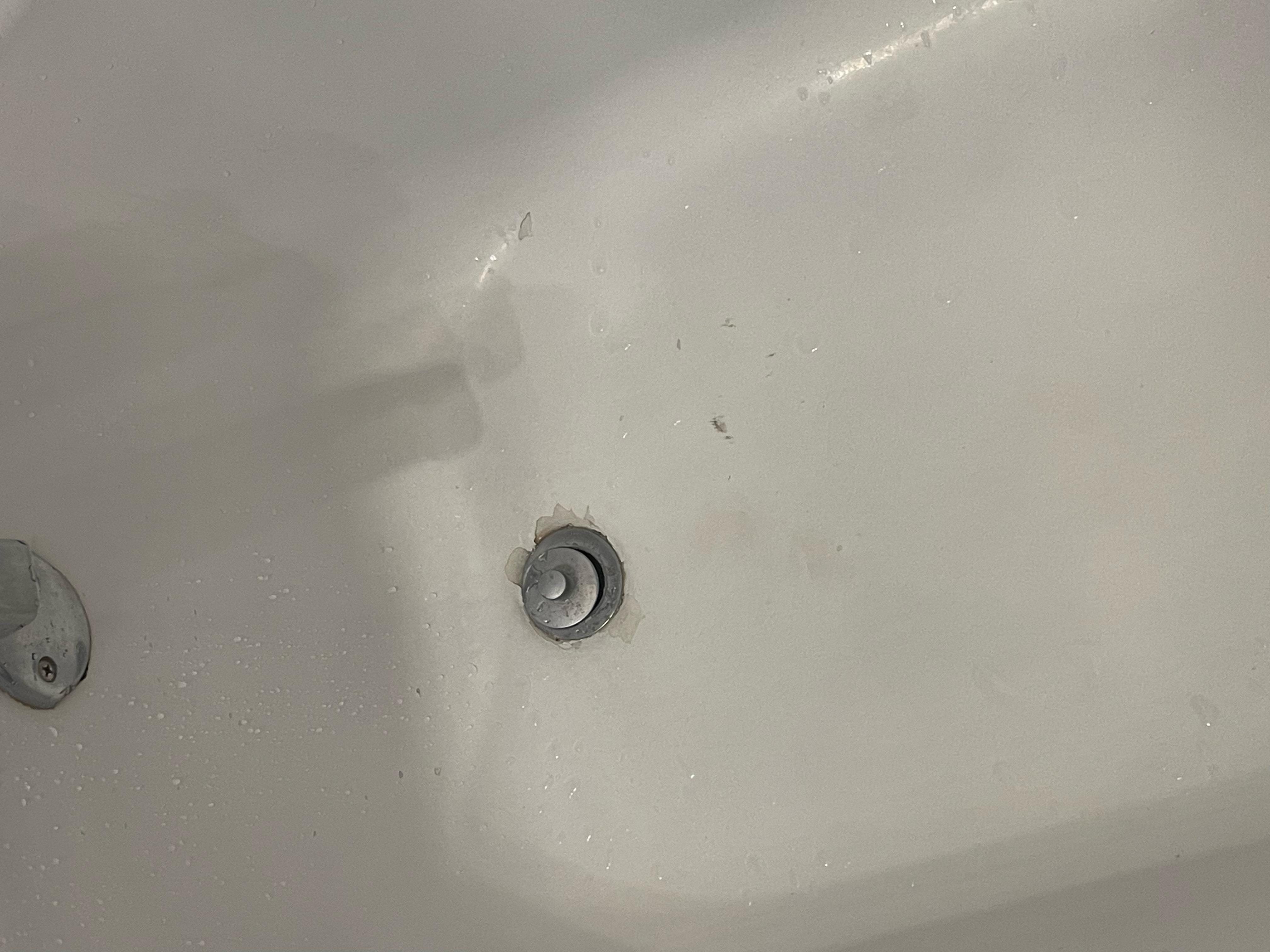 tub was not clean